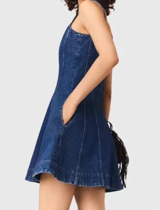 Mini-robe en denim