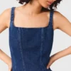 Mini-robe en denim Mini-robe en denim