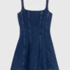 Mini-robe en denim Mini-robe en denim