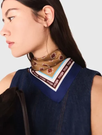 Bandana à imprimé floral