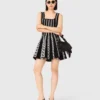 Mini-robe en maille jacquard Mini-robe en maille jacquard