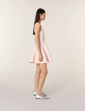 Mini-robe en maille jacquard
