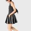 Mini-robe en maille jacquard Mini-robe en maille jacquard