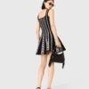 Mini-robe en maille jacquard Mini-robe en maille jacquard