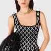 Mini-robe en maille à motifs Mini-robe en maille à motifs