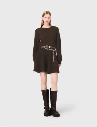 Mini-robe en mélange de yak