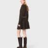 Mini-robe en mélange de yak