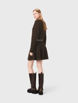 Mini-robe en mélange de yak