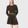 Mini-robe en mélange de yak
