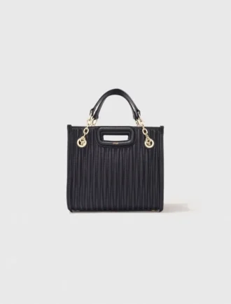 Mini sac cabas en cuir matelassé