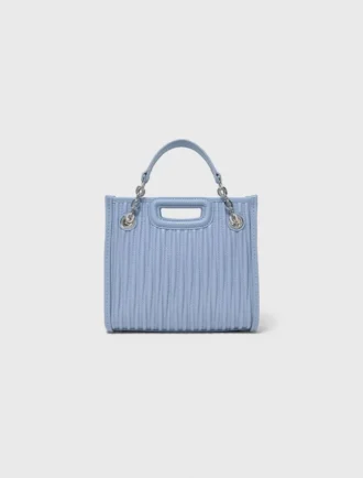 Mini sac cabas en cuir matelassé