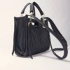 Mini sac cabas en cuir matelassé