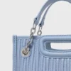 Mini sac cabas en cuir matelassé