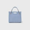 Mini sac cabas en cuir matelassé