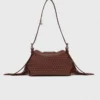 Mini sac en cuir clouté Miss M