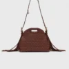 Mini sac en cuir clouté Miss M