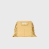 Mini sac M en cuir craquelé mat Mini sac M en cuir craquelé mat
