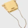 Mini sac M en cuir craquelé mat Mini sac M en cuir craquelé mat