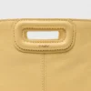 Mini sac M en cuir craquelé mat Mini sac M en cuir craquelé mat