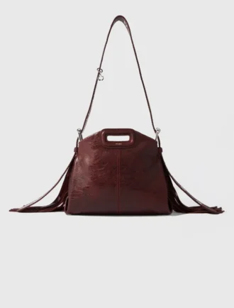 Mini sac Miss M en cuir craquelé