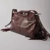 Mini sac Miss M en cuir craquelé