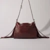 Mini sac Miss M en cuir craquelé