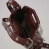 Mini sac Miss M en cuir craquelé