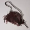 Mini sac Miss M en cuir craquelé