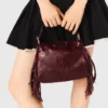Mini sac Miss M en cuir craquelé