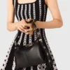 Mini sac Miss M à poignées dorées