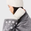 Mitaines en laine et strass Mitaines en laine et strass