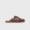 Mules bateau en cuir Mules bateau en cuir