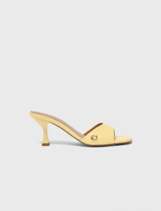 Mules en cuir