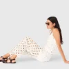 Pantalon au crochet avec miroirs Pantalon au crochet avec miroirs