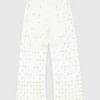 Pantalon au crochet avec miroirs Pantalon au crochet avec miroirs