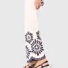 Pantalon avec détail au crochet