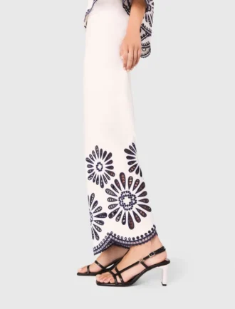 Pantalon avec détail au crochet