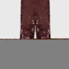 Pantalon brodé de paillettes