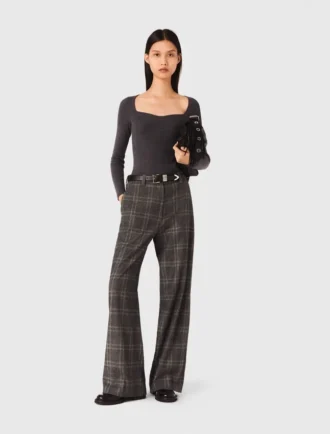 Pantalon de costume à carreaux