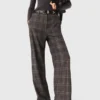 Pantalon de costume à carreaux