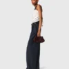 Pantalon de costume à fines rayures