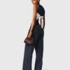 Pantalon de costume à fines rayures