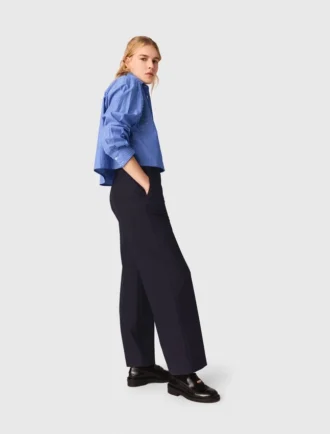 Pantalon de costume à jambes larges