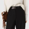 Pantalon de costume à jambes larges