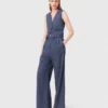 Pantalon de costume à plis avec strass