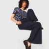 Pantalon de costume à plis creux