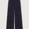 Pantalon de costume à plis creux