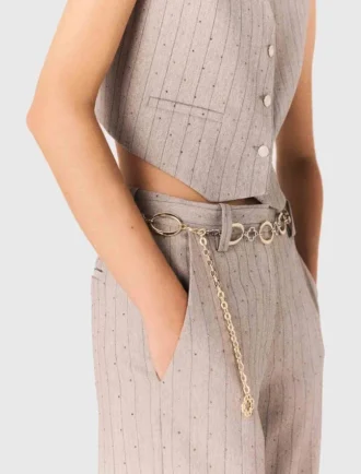 Ceinture bijou à maillons en forme de Clover