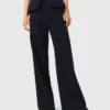 Pantalon droit en tweed