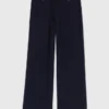 Pantalon droit en tweed